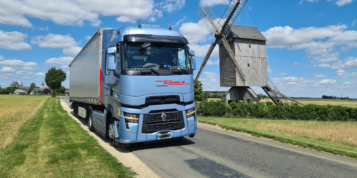 Ensemble routier au XTL des Transports Suzanne : -90% de CO2